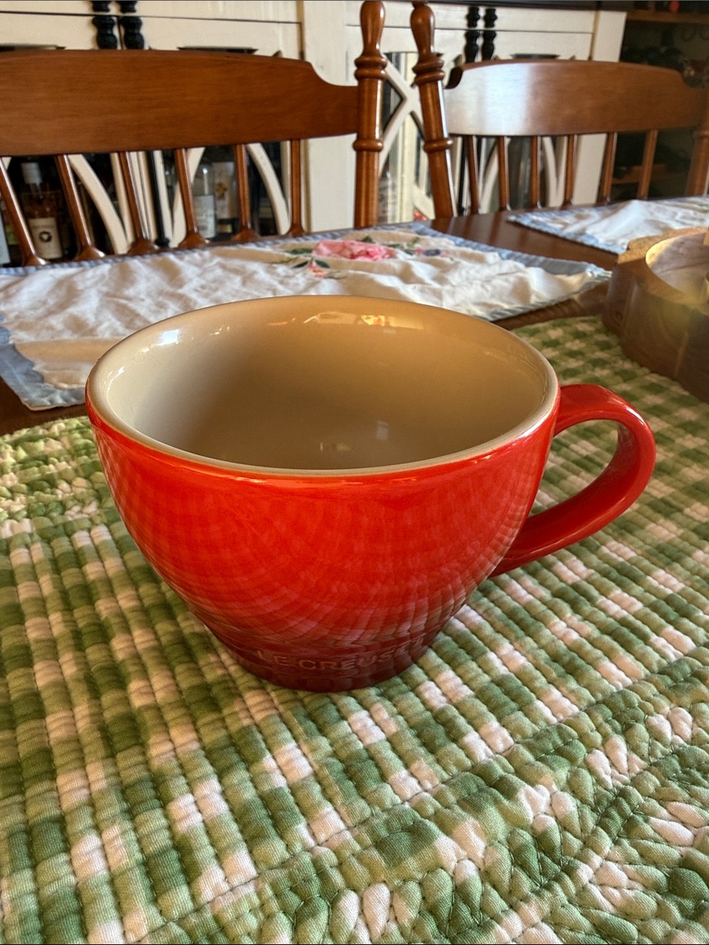 Le Creuset Cerise Cappuccino mug 14oz
